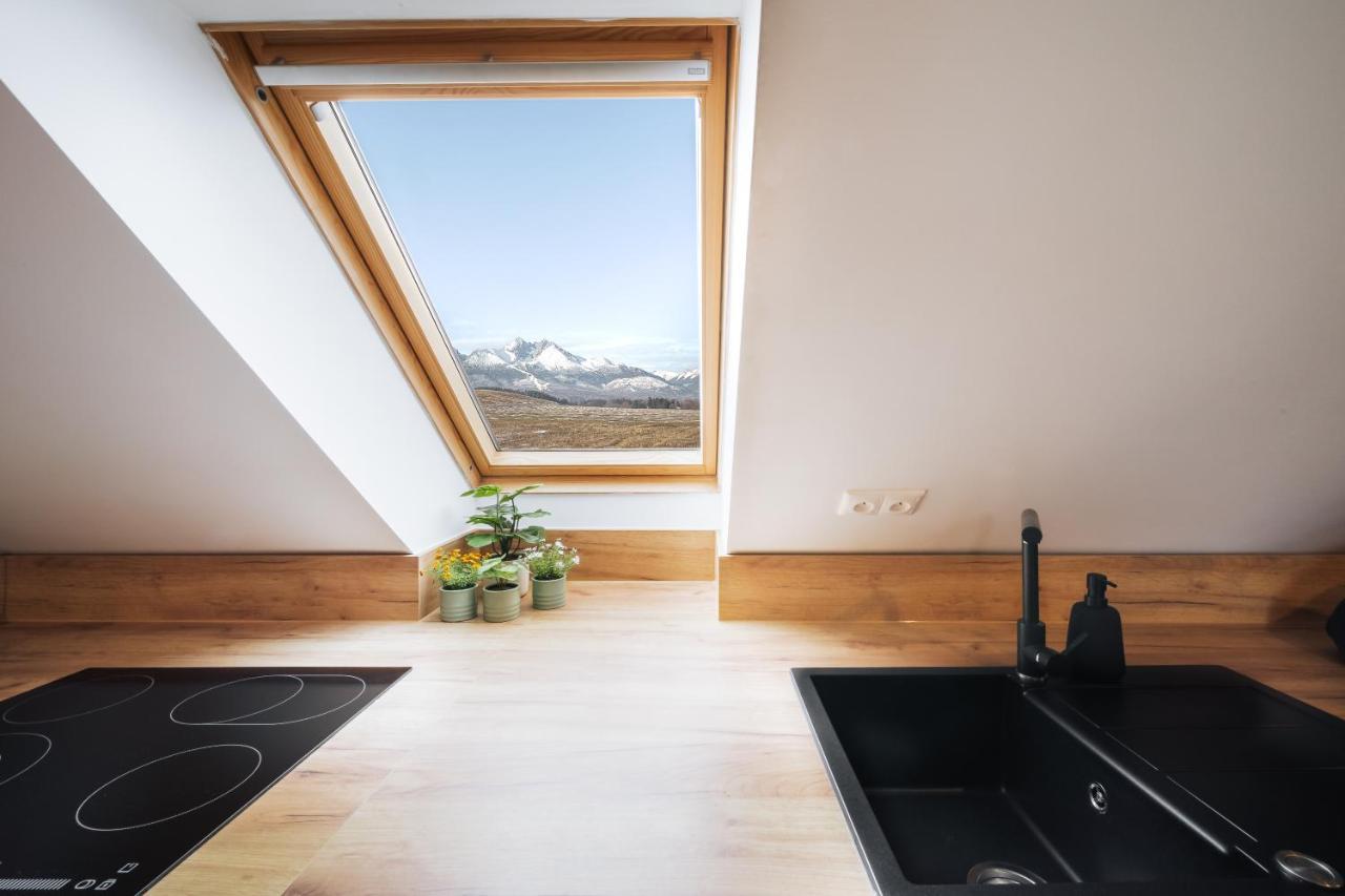 Cozy Mountain Attic Apartment In High Tatras Велька-Ломница Экстерьер фото