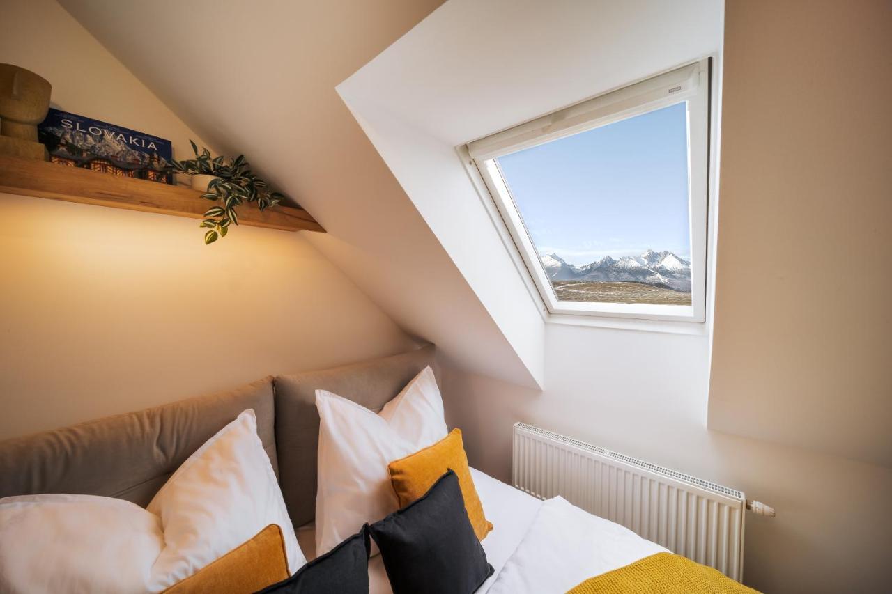 Cozy Mountain Attic Apartment In High Tatras Велька-Ломница Экстерьер фото