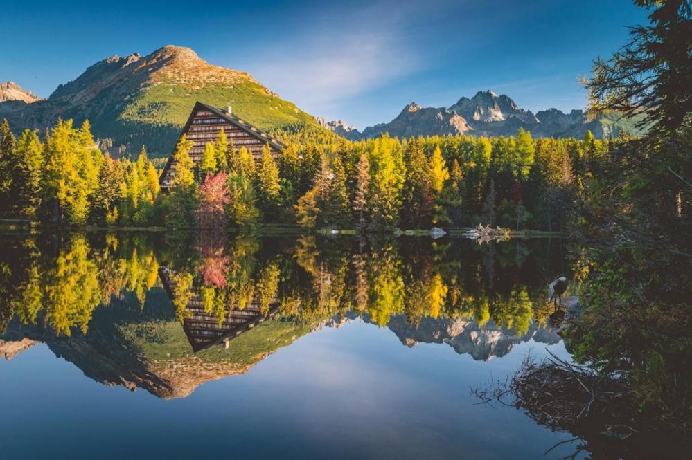 Cozy Mountain Attic Apartment In High Tatras Велька-Ломница Экстерьер фото